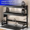 2-Tier Over-the-Sink Dish Drying Rack, 65 x 29 x 83 cm view 3