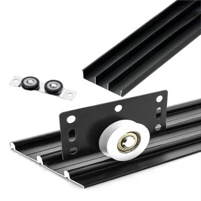 Sliding Door Hardware Kit, 3-Panel Bypass, 270 cm Rails