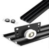 Sliding Door Hardware Kit, 3-Panel Bypass, 270 cm Rails view 1