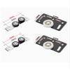 Sliding Door Hardware Kit, 3-Panel Bypass, 270 cm Rails view 3