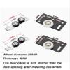Sliding Door Hardware Kit, 3-Panel Bypass, 270 cm Rails view 4