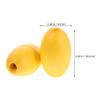 BESTYASH 5-Piece PVC Boat Buoys, Oval, Yellow, for Mooring and Lines view 2