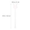 CLISPEED 5-Piece Glass Cocktail Stirrer Set view 2