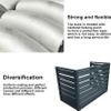 KHLMSRXJ Aluminum AC and Heat Pump Outdoor Unit Cover view 3