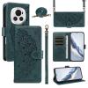 xinyunew Wallet Case with Strap for Honor Magic 6 Pro 5G, Premium Leather Flip Case, Green view 1