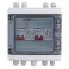 Eujgoov Solar PV Combiner Box with Disconnect Switch, 32 A, 500 V DC, Surge Protection, IP65, Waterproof view 1