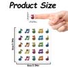AHANDMAKER 20 Sheets Self-Adhesive Glitter Musical Note Stickers view 2