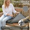 PTKG Outdoor Bench Seat Cushion with Zipper, Water-Resistant, 50D Foam, Khaki, 150 x 50 x 5 cm view 4