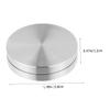 DOITOOL 3-Piece Aluminum Alloy Turntable Axles for Cake Plates, 360° Rotation, Smooth Surface for Glass Tables view 2