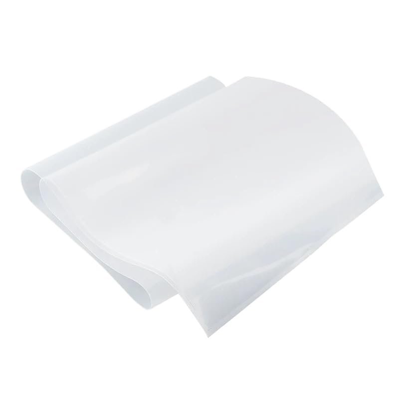 Translucent Silicone Rubber Sheet, 0.5 mm to 30 mm Thick, for Versatile Applications (500 mm x 500 mm x 0.1 mm)