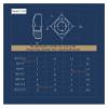 Stainless Steel Rectangular Square Nuts, Thin Square Nuts in 304/316, M3–M12, Various Sizes, Packs of 350 (304, M10 × 16 × 8 mm, 5 pcs) view 2