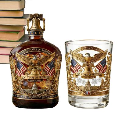 Generic Whiskey Bottle 350 ml American Flag 1776–2026