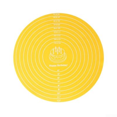 Food-Grade Silicone Turntable Mat with Non-Slip Base