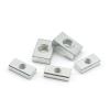 Rectangular Square Nuts, M3 M4 M5 M6 M8, for Aluminum Profiles, 10/50 pcs (10 pcs, M4, 14 × 9 × 2.5 mm) view 3