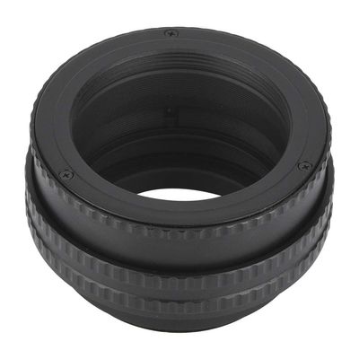 Naroote M42 Helicoid Lens Adapter with Adjustable Focusing, Aluminum Alloy, Black, 1-Pack