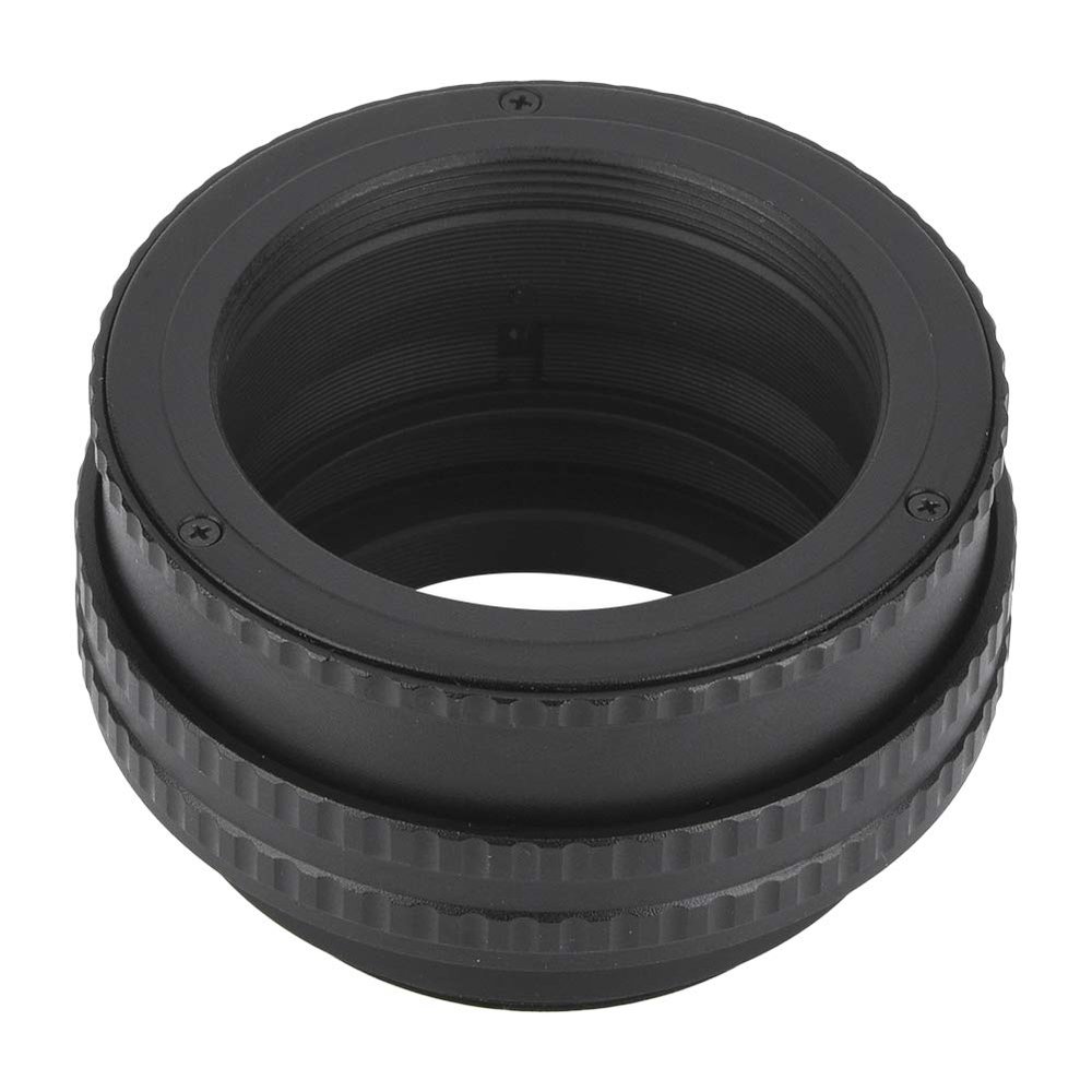 Naroote M42 Helicoid Lens Adapter with Adjustable Focusing, Aluminum Alloy, Black, 1-Pack