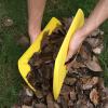 Cryfokt Autumn Leaf Grabber, Efficient Toothed Hand Rake Claws for Collecting Dead Branches Outdoors, ABS, Yellow, 2-Piece Set view 3