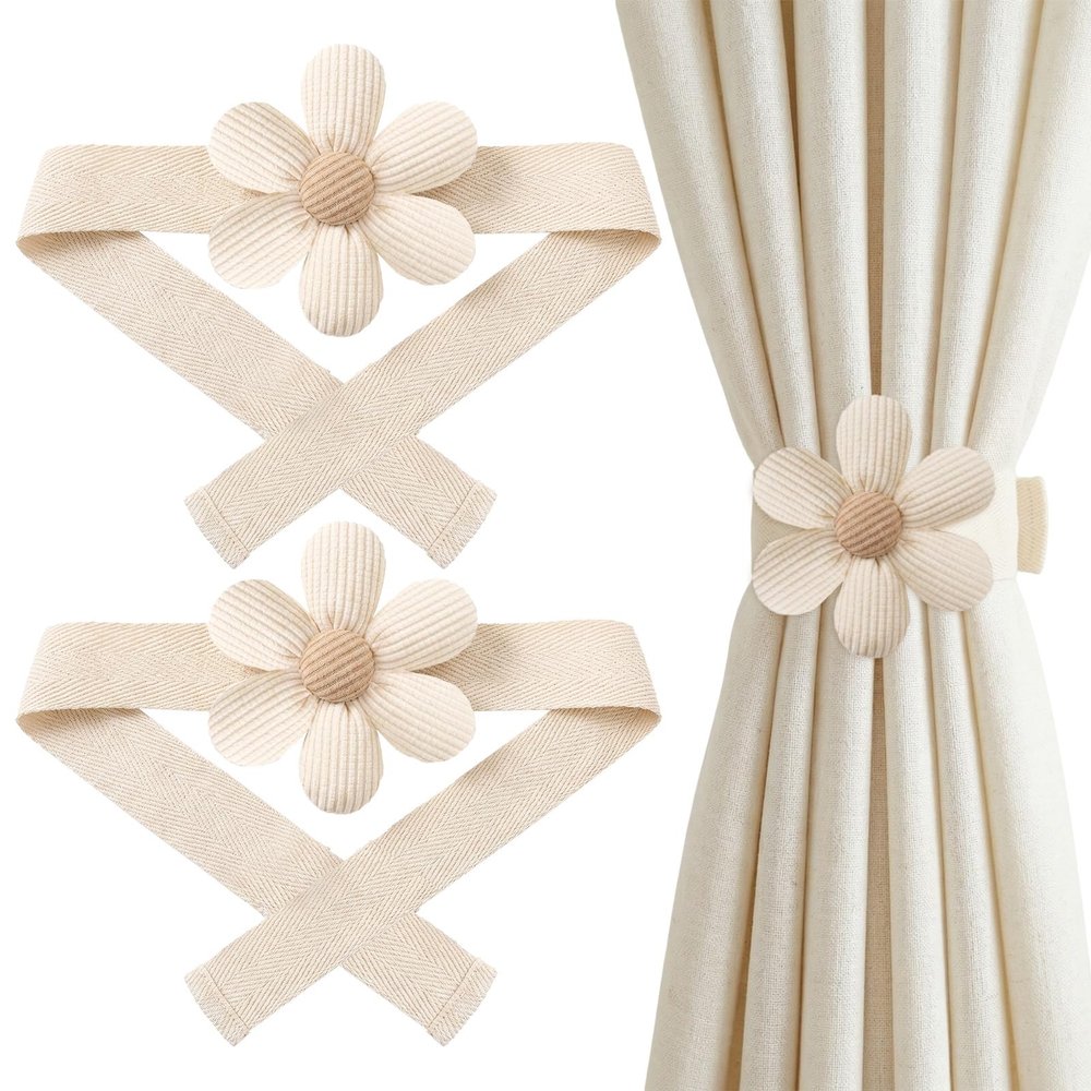ASFWAGQ Curtain Tiebacks - 2 Pack
