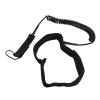 Yechiry Surf Leash, 10 ft, 7 mm, High-Strength Adjustable TPU with Two Anti-Erosion Steel Joints, Ideal for Small to Medium Waves (Black) view 4