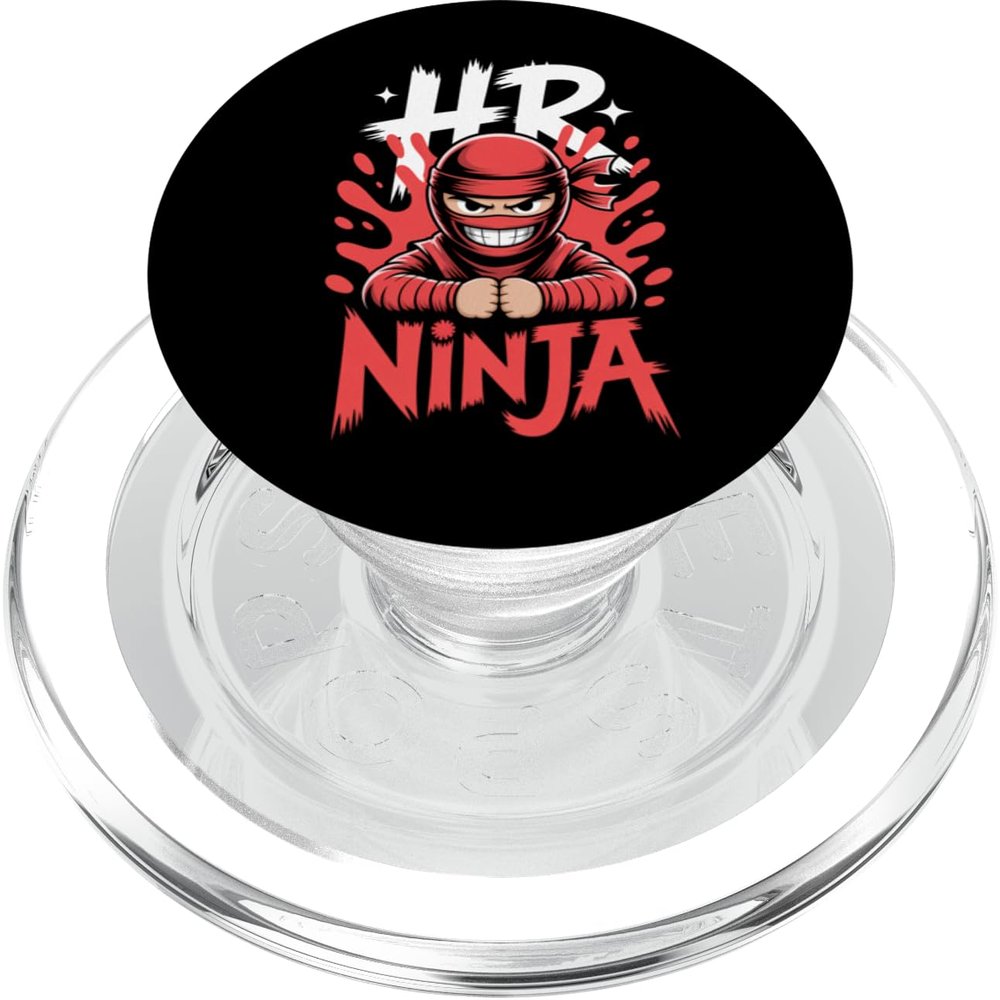 Funny HR Ninja Warrior Human Resources Joke Gag PopSockets PopGrip for MagSafe
