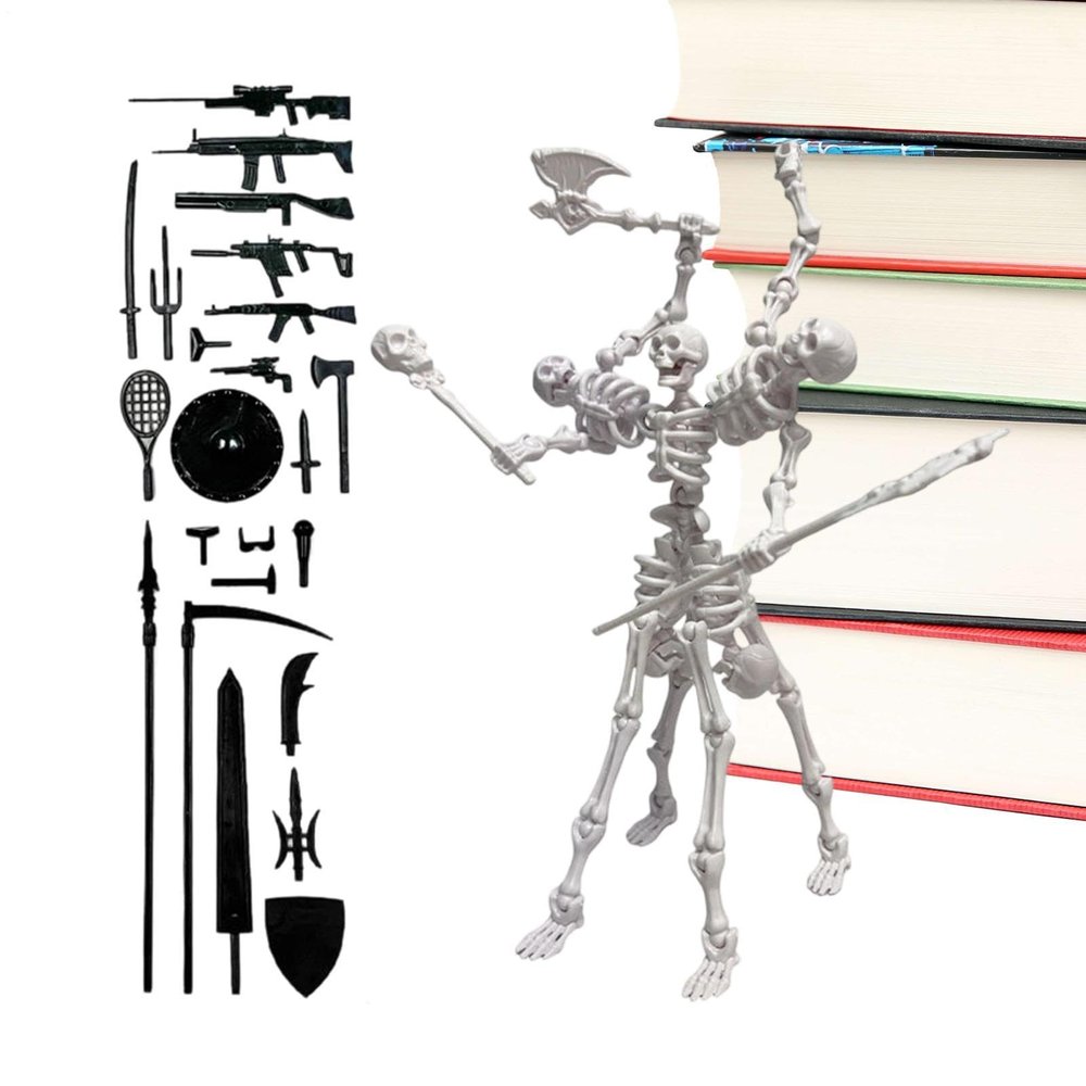 Skeleton Doll with Accessories and Detailed Keepsake