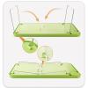 Portable Folding Laptop Table, Adjustable Breakfast Tray with Drink Holder view 3