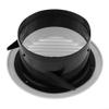 Round ABS Ventilation Grille with Removable Louver Cover, 125 mm view 4