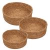 Rattan Storage Baskets, Set of 3 Lightweight Organizer Boxes view 1