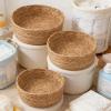 Rattan Storage Baskets, Set of 3 Lightweight Organizer Boxes view 3