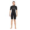 Dilwe 2 mm Women's Neoprene Wetsuit, 3-Layer Warmth and Flexibility, 4-Way Stretch with UPF 50+ Sun Protection, for Surfing, Snorkeling, Swimming and Diving (L) view 4