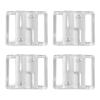 maDDma 4 Fashionable Bikini Closures 25mm Plastic Lingerie Hook view 1