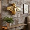 ZBIianxer Elegant Gold Bee Resin Wall Sculptures view 4