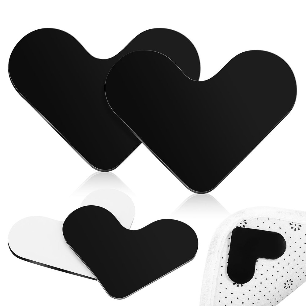 SOLUSTRE 4-Pack Heart-Shaped Carpet Grippers