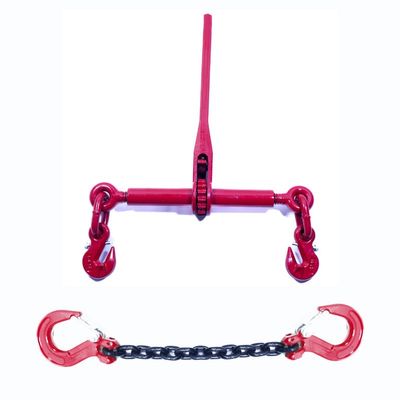 Alfa Logistik 2-Piece Black GK8 Tie-Down Chain, 13 mm, 3 m, EN 12195-3