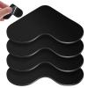 Beaupretty 4-Pack Heart-Shaped Carpet Adhesive Strips view 1