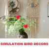 UTHCLO 4-Pack Realistic Red Artificial Birds view 3