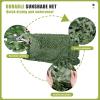 Dxyezmes Camouflage Net 5 x 9 m (16.4 x 29.5 ft), Green, 210D Oxford Fabric, Sunshade and Privacy Screen for Hunting, Camping, Outdoor Use, Gardens and Decoration view 2