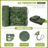 Dxyezmes Camouflage Net 5 x 9 m (16.4 x 29.5 ft), Green, 210D Oxford Fabric, Sunshade and Privacy Screen for Hunting, Camping, Outdoor Use, Gardens and Decoration view 3