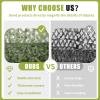 Dxyezmes Camouflage Net 5 x 9 m (16.4 x 29.5 ft), Green, 210D Oxford Fabric, Sunshade and Privacy Screen for Hunting, Camping, Outdoor Use, Gardens and Decoration view 4