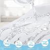 PUOJIEAT Rabbit Shower Curtain 100 x 200 cm, 3D Waterproof, Washable, with 8 Rings view 2