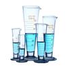 MTADSBKFP Transparent Graduated Measuring Cylinder and Beaker Set, Borosilicate Glass with Spout, 5–2,000 mL (5 Pieces, 50 mL) view 1