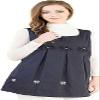 SSDDLZEQ EMF-Shielding Maternity Clothing, Silver Fabric (Dark Blue, XL) view 1