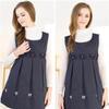 SSDDLZEQ EMF-Shielding Maternity Clothing, Silver Fabric (Dark Blue, XL) view 2