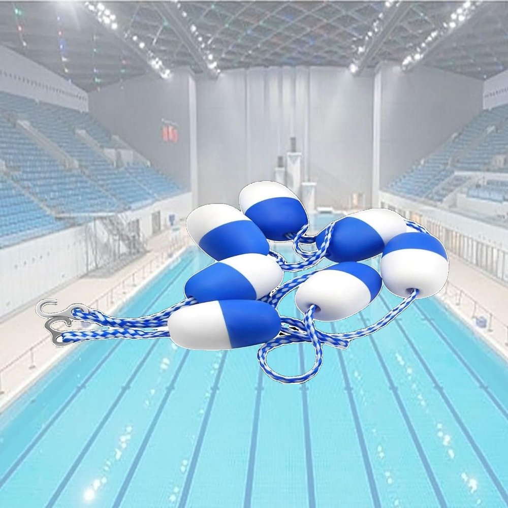 Adjustable Pool Safety Rope with Floats