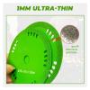 Green Diamond Rock Slab Grinding and Polishing Discs, 75 mm, 4-Pack, for Angle Grinders and Porcelain view 2