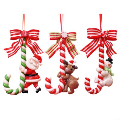 3-Piece Set of Christmas Tree Hanging Ornaments