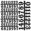 Gadpiparty Replacement Clock Arabic Numbers Kit view 1
