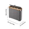 Freestanding Folding Toilet Paper Storage Basket view 2