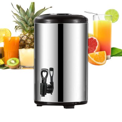 Insulated Beverage Dispenser, Double-Wall Container with Tap