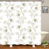 Isdreem Anime Shower Curtain, Flower Camper Design, Funny White Extra-Long, Reinforced Eyelets, 220 x 180 cm view 2